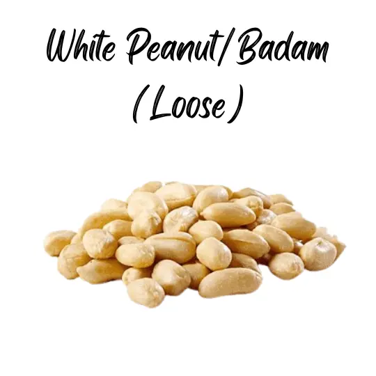 White PeanutBadam (Loose) - 1 Kg